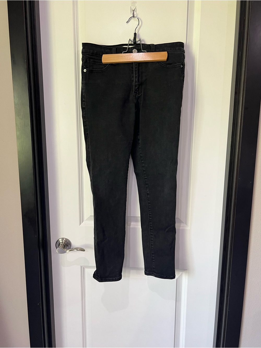 Black Women's Slim Jeans - Abercrombie Classic Everyday Stretch